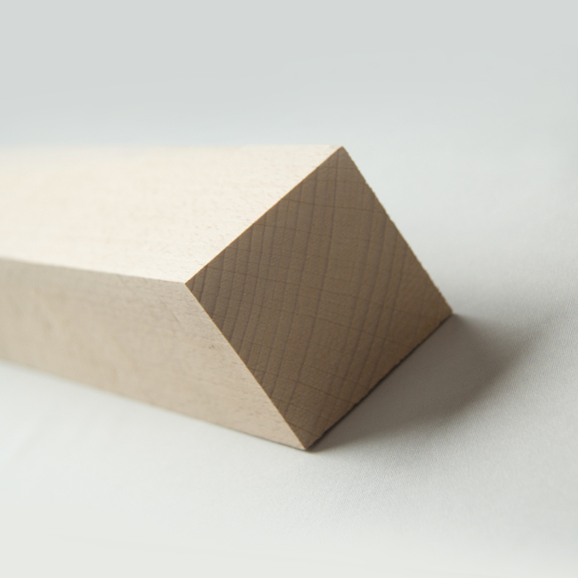 4-sides planed square beech wood style 1
